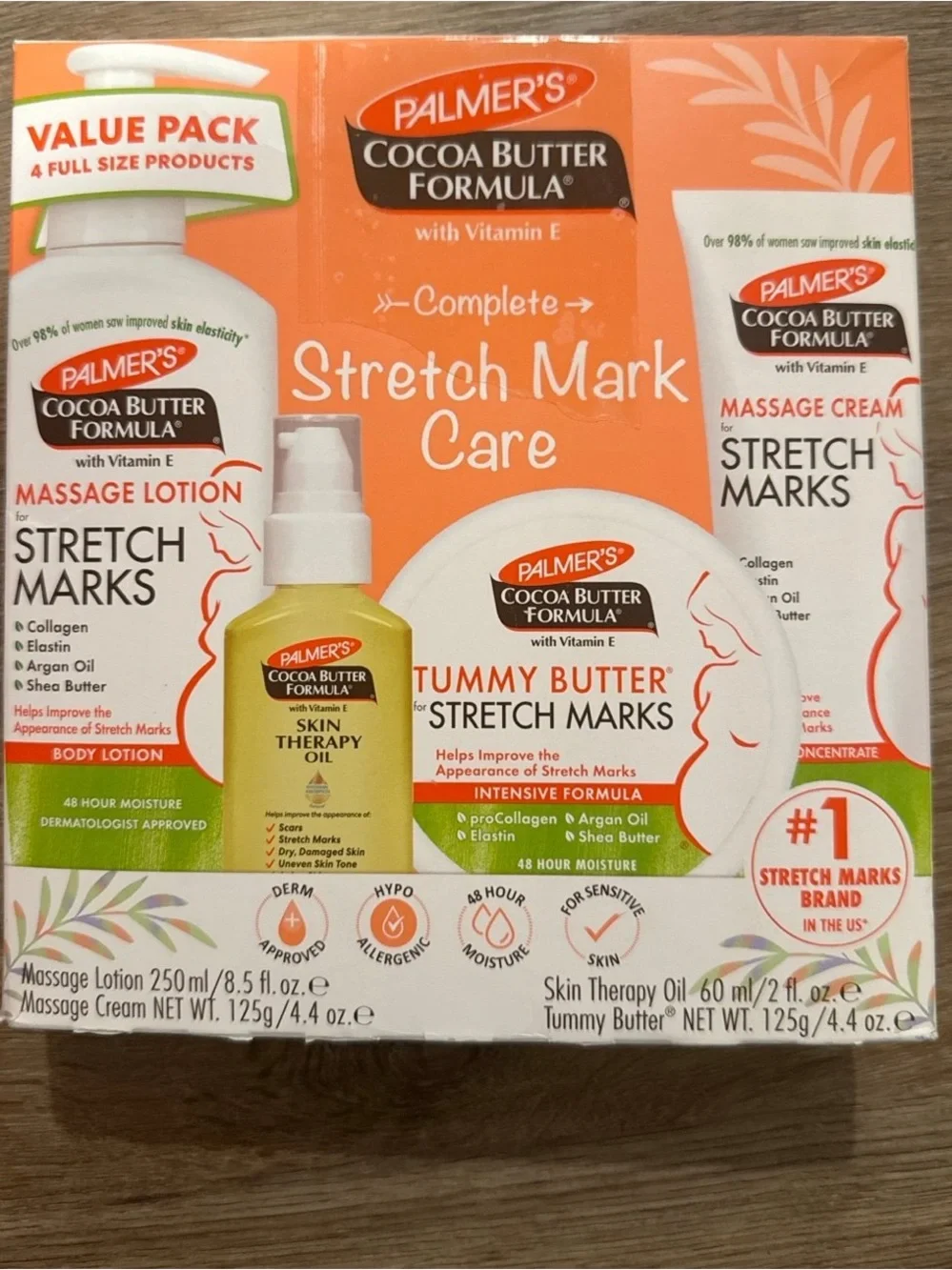 Palmer’s Cocoa Butter Formula Complete Stretch Mark Care Value Pack